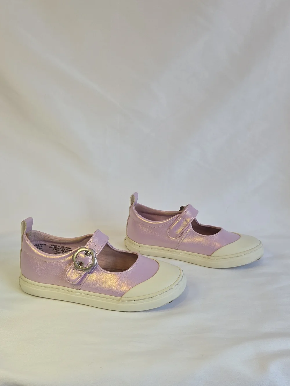 Old Navy Iridescent Lavender Mary Jane Sneakers